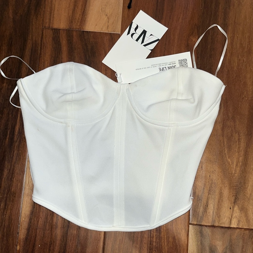 White Zara corset